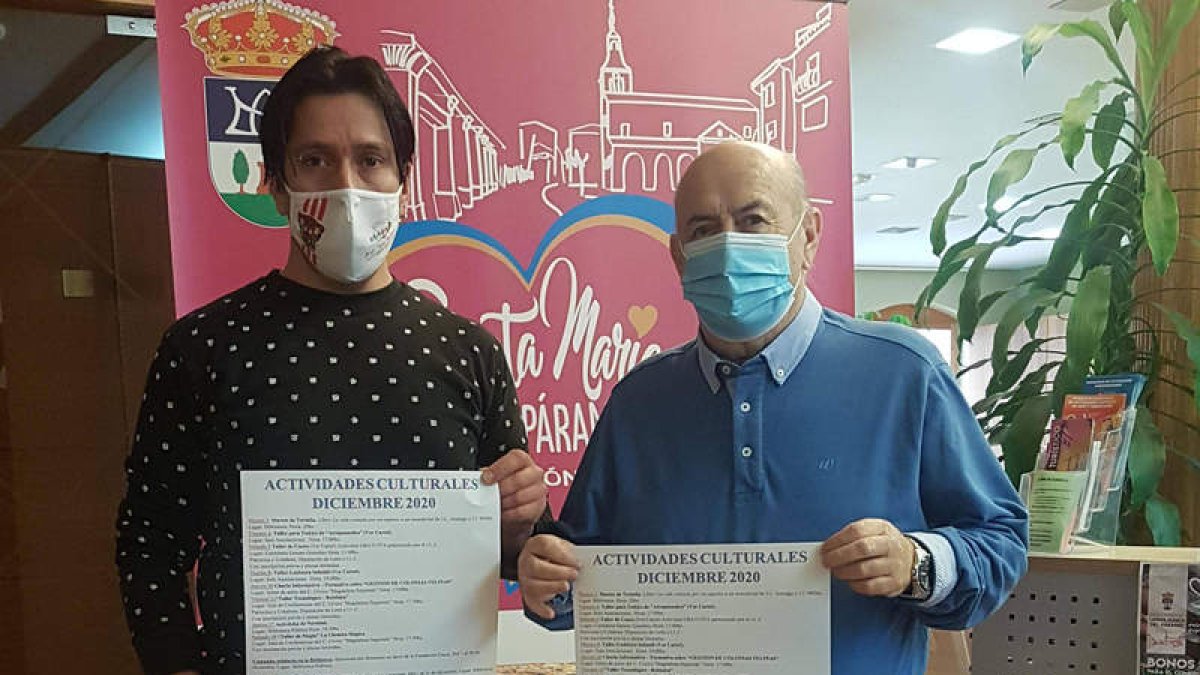 Los concejales Sabaria y Tolón presentaron la programación. DL