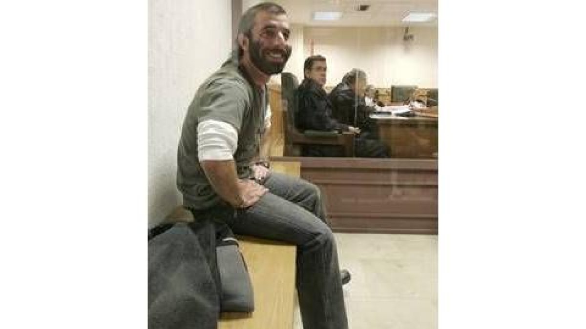 El etarra Carmelo Laucirica, ayer en la Audiencia Nacional