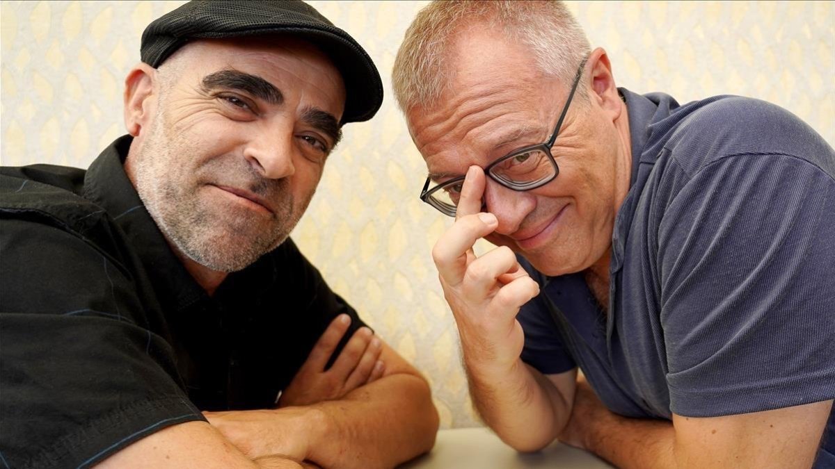 Luis Tosar y Daniel Monzón. /