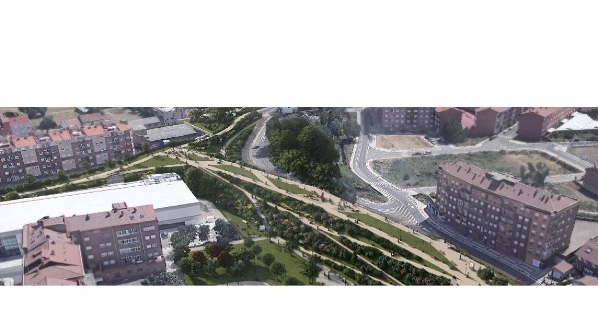 Vista de cómo quedará la intervención. ADIF