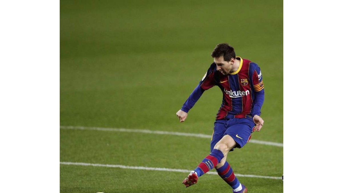 Messi volvió a fallar en el remate final. ALEJANDRO GARCÍA