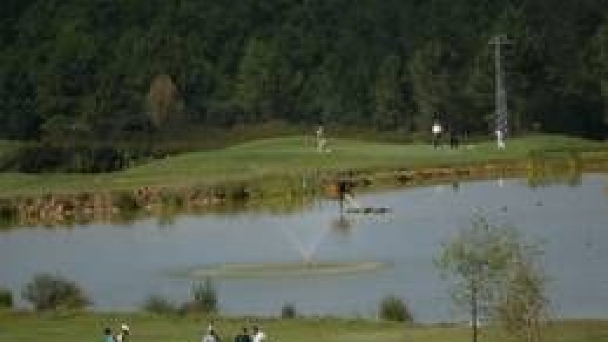 Campo de golf de Congosto, en el Bierzo
