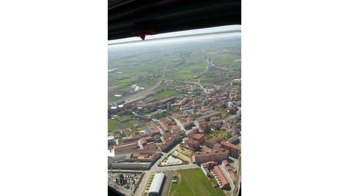 Panorámica de una parte de la ciudad.