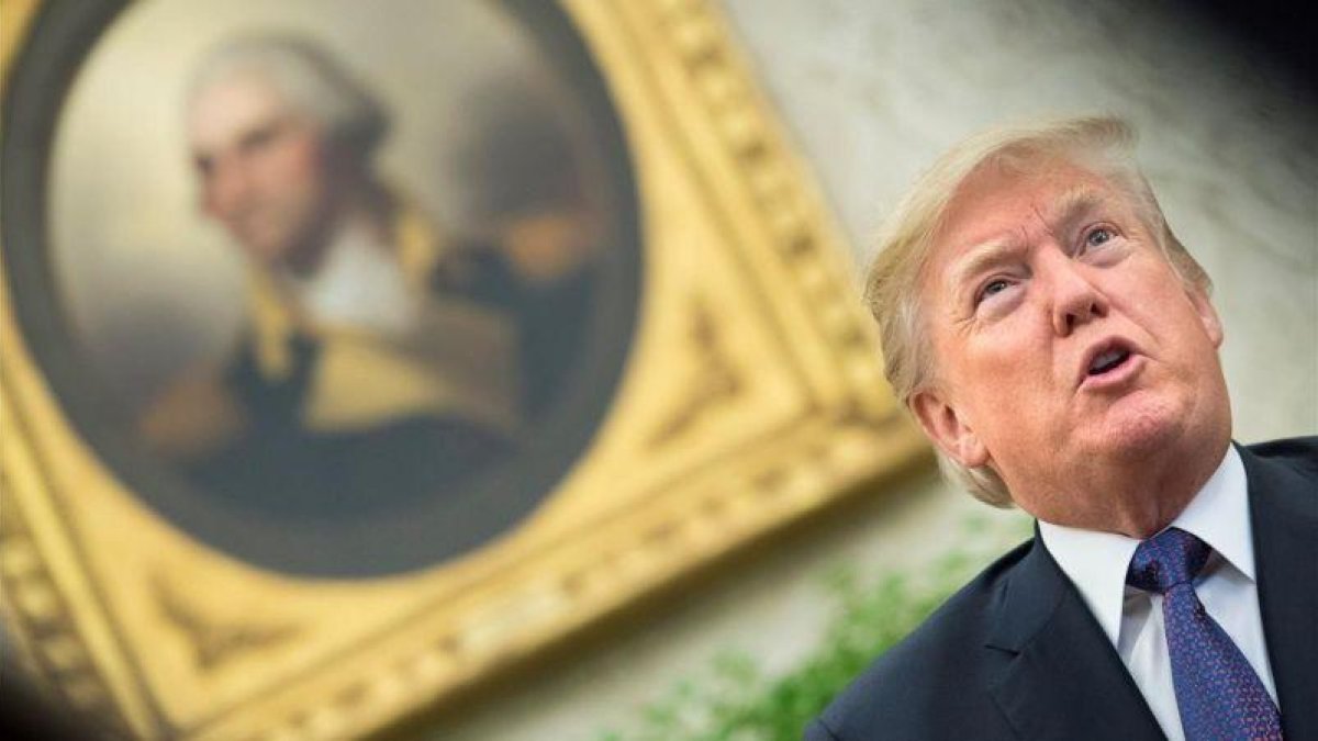 Donald Trump, en el Despacho Oval.