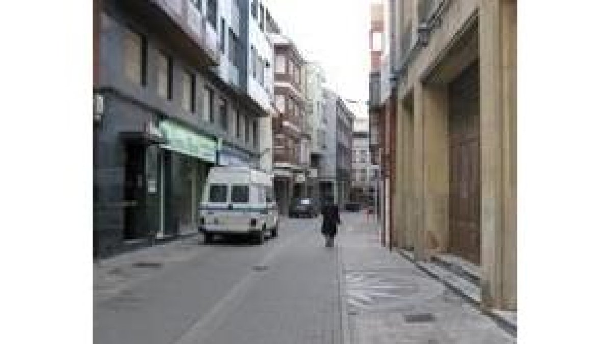 Un aspecto de la calle del padre Miguélez, que lleva este nombre desde el año 1914