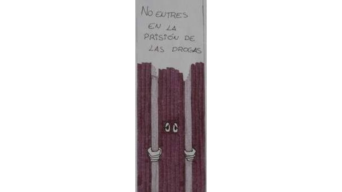 Dos primeros premios del concurso: arriba la viñeta de Pablo Oviedo, al lado la de Laura González.