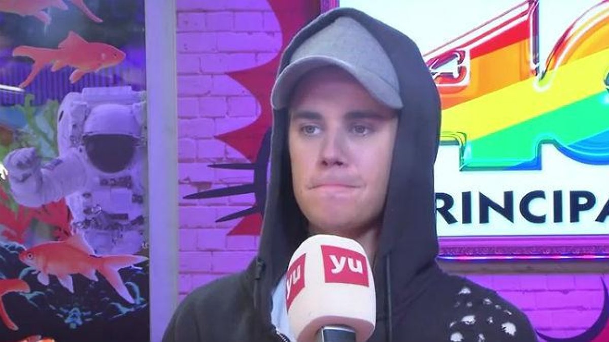 Justin Bieber solo estuvo ocho minutos en el programa radiofónico de Dani Mateo.