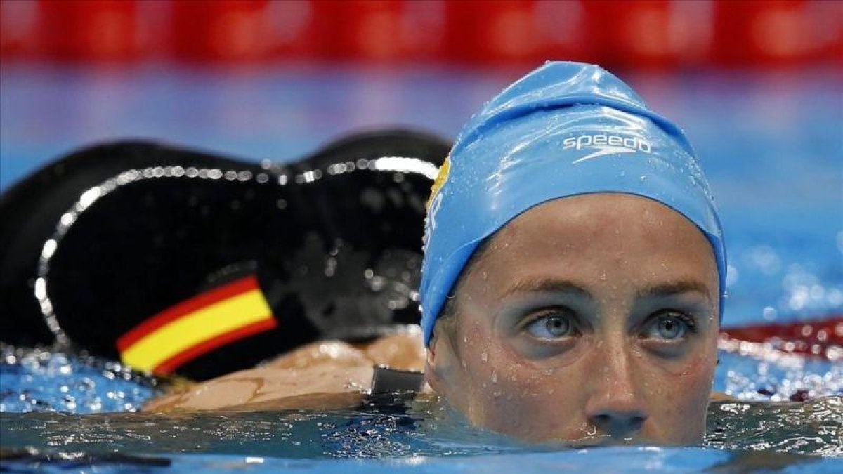 Mireia Belmonte, en una imagen de los Juegos de Río.