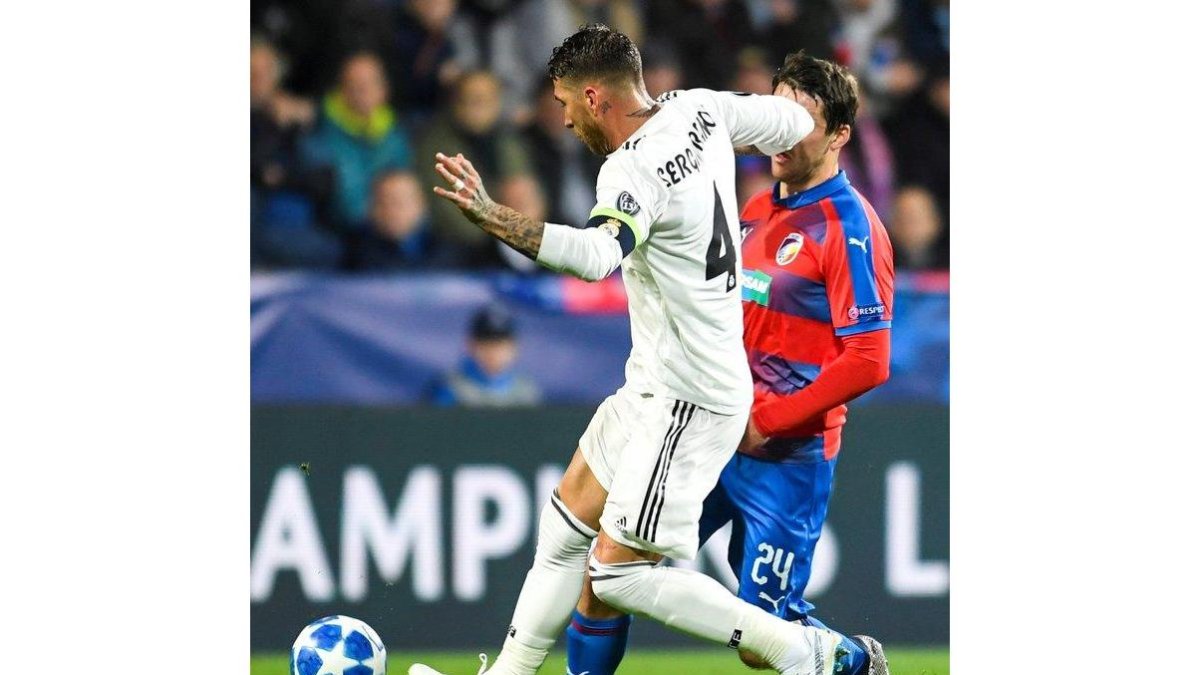 Ramos con el checo Havel
