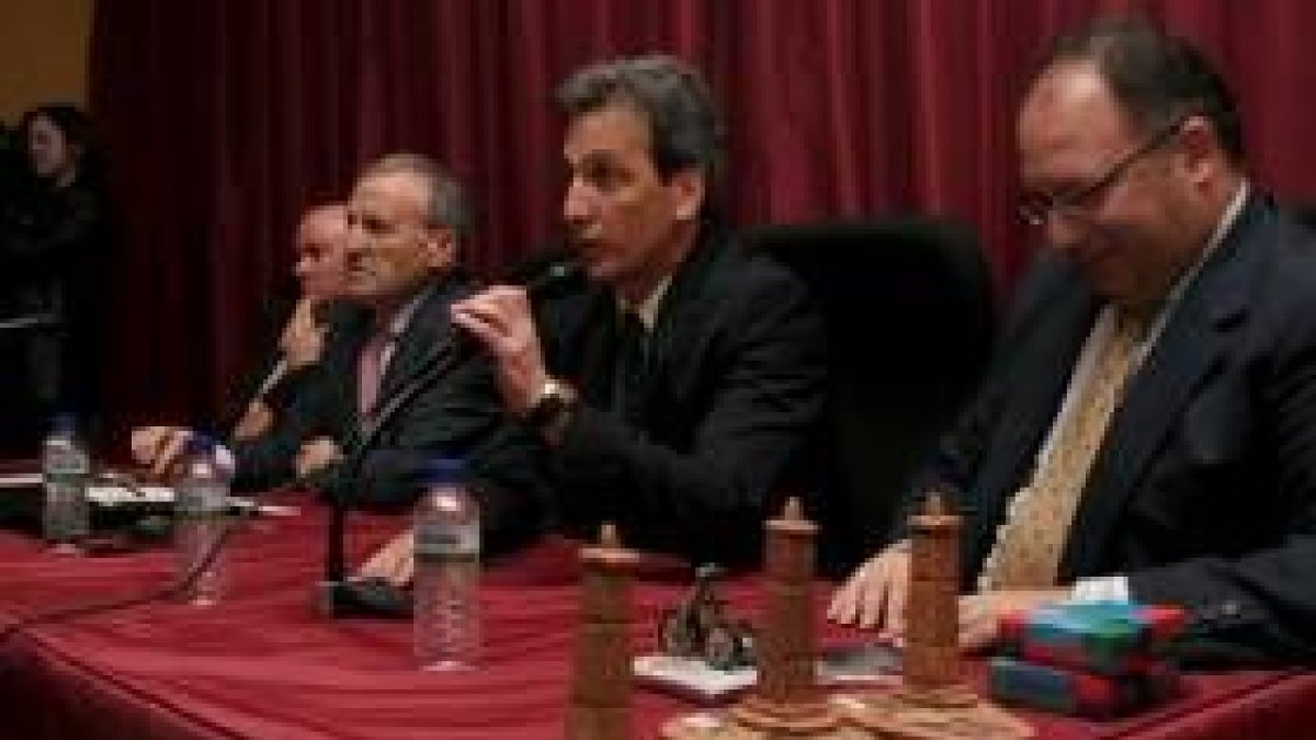 Aníbal Fernández, Santiago Panizo, Pedro Muñoz y Eduardo Fernández