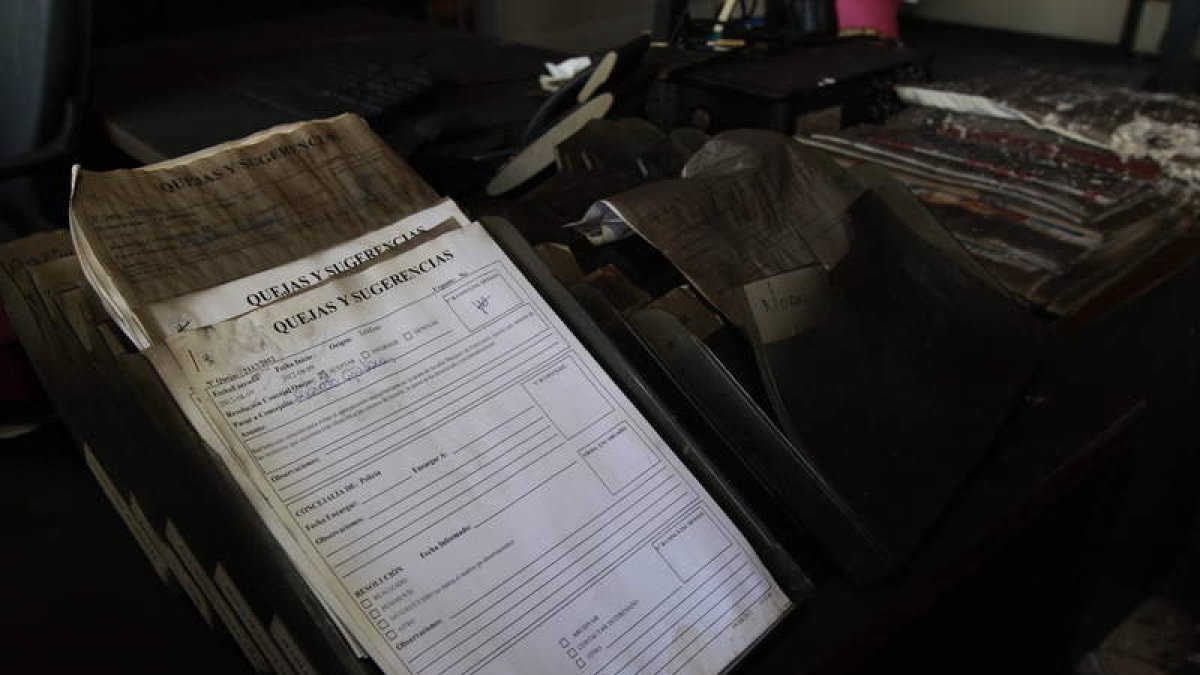 Herencia del fuego y de la actividad diaria municipal.