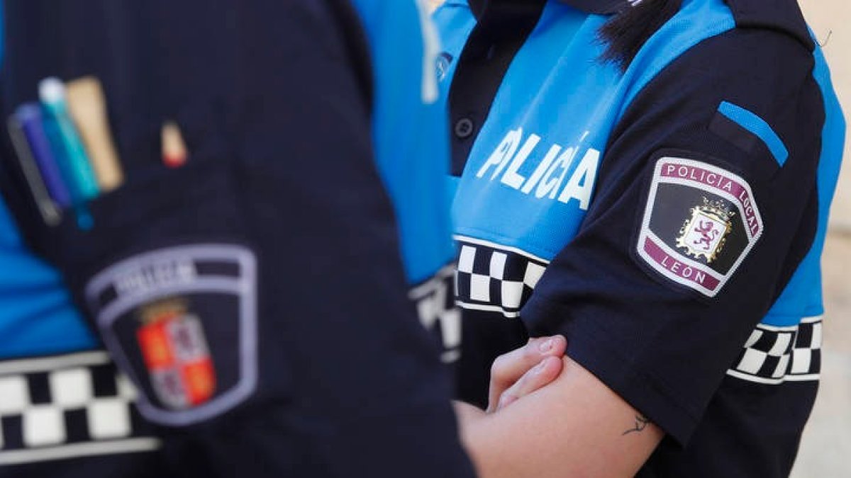 Agentes de la Policía Local. FERNANDO OTERO