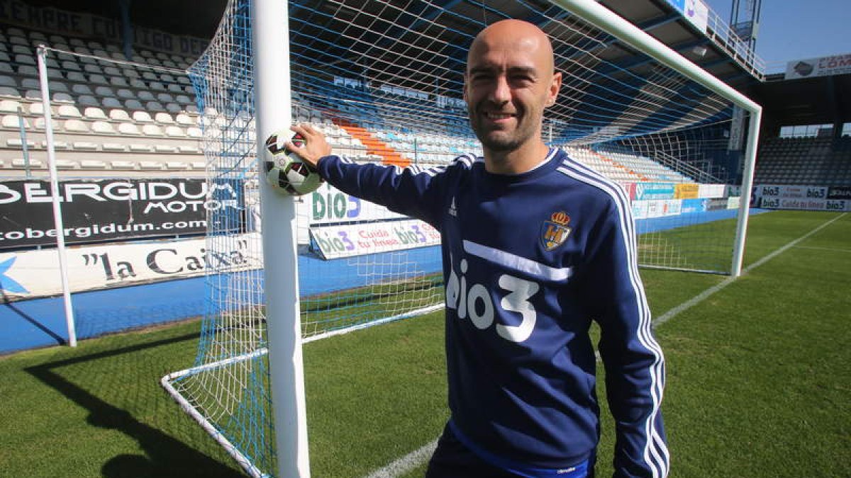 Pablo ya entrenó con el grupo y podría entrar en la convocatoria para recibir al Real Valladolid