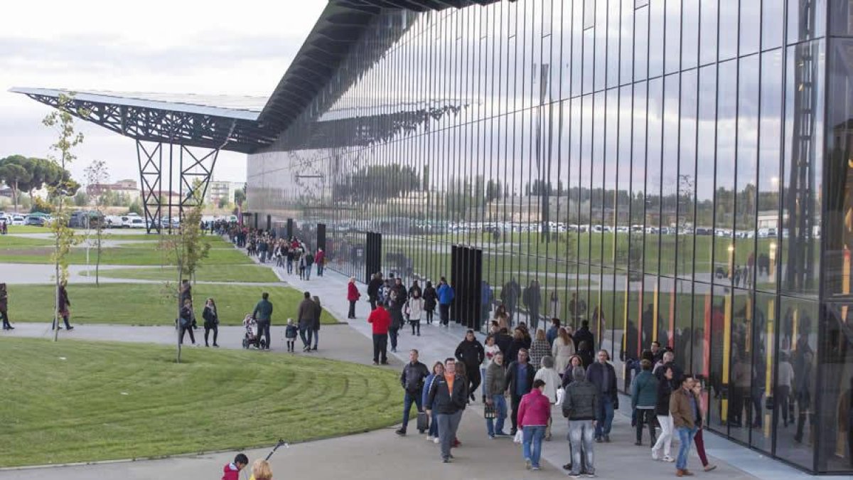 El Palacio de Congresos durante la última edición de la Feria de los Productos de León.