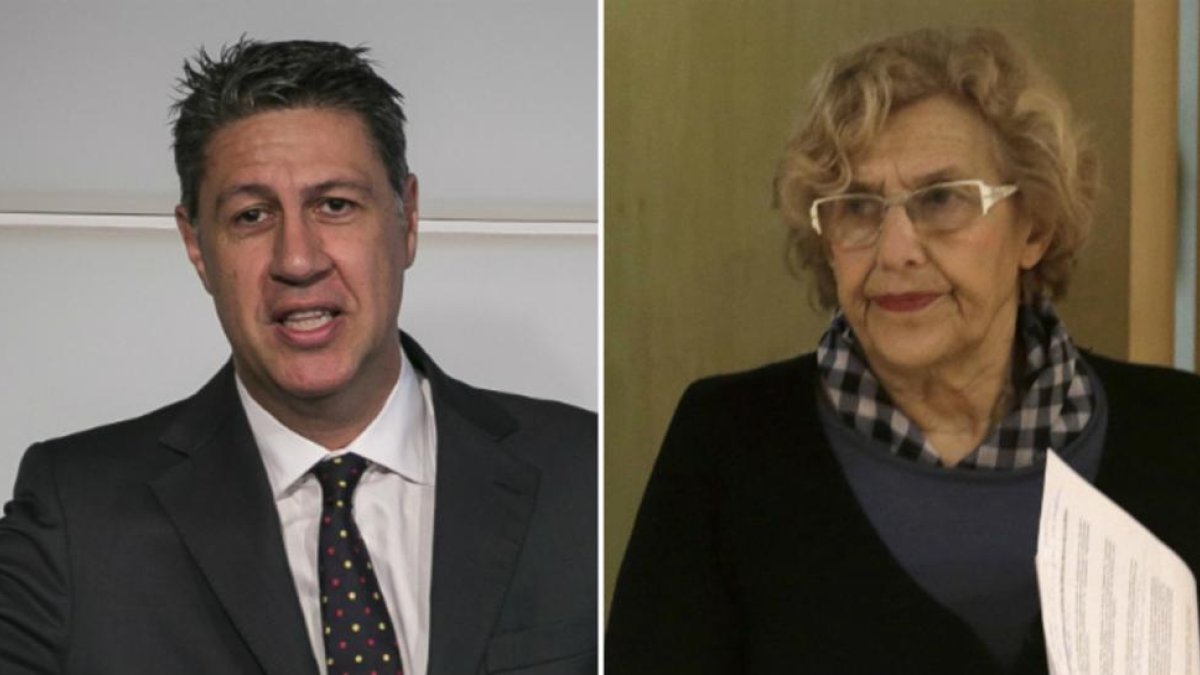Xavier García Albiol y Manuela Carmena.