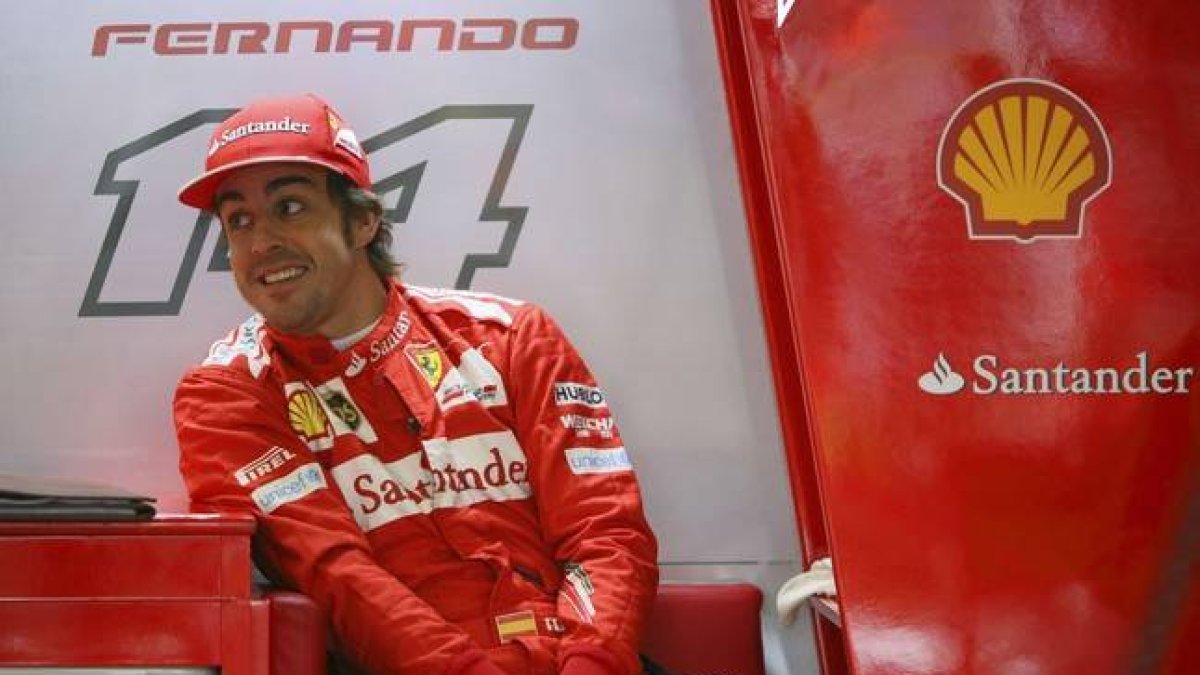 Fernando Alonso, el sábado en Silverstone.