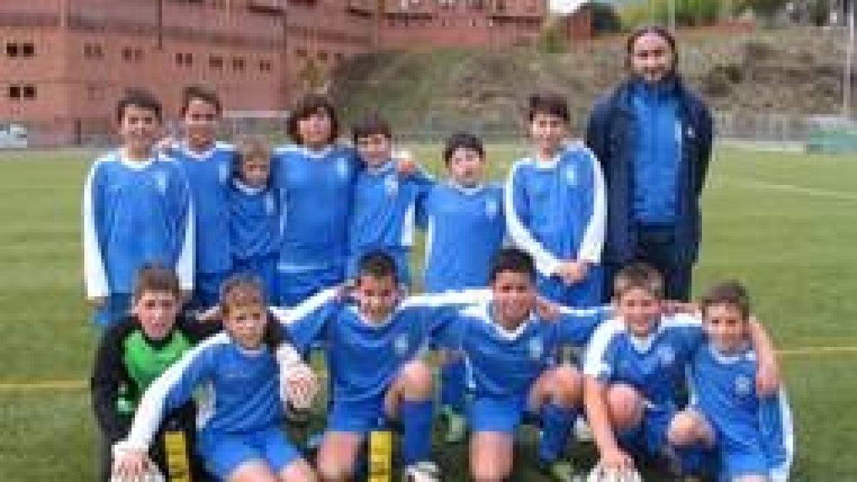 Formación de Cacabelense que milita en la 2.ª División Benjamín