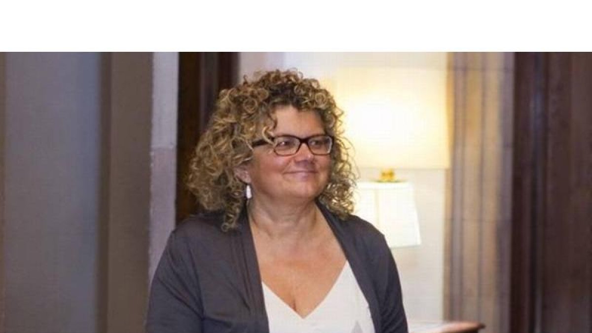Marina Geli, en el Parlament.