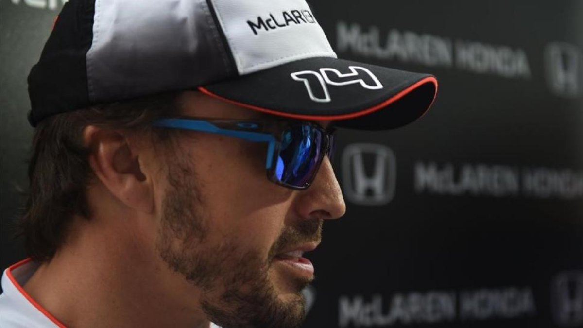 Fernando Alonso, durante el Gran Premio de China.