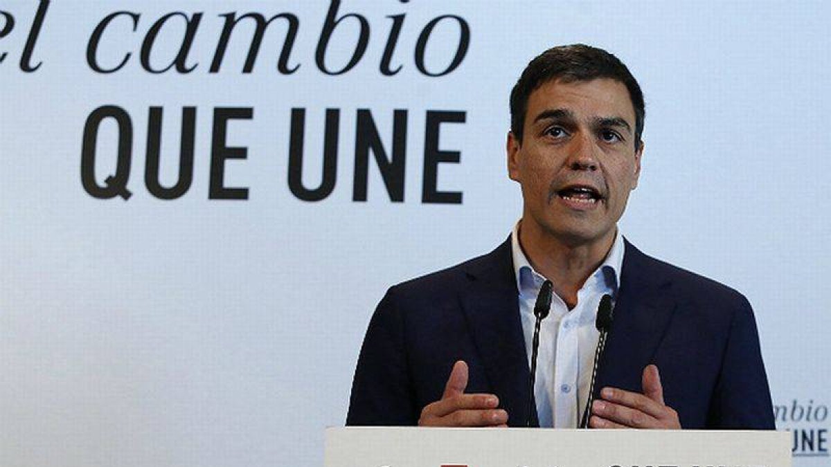 Pedro Sánchez.