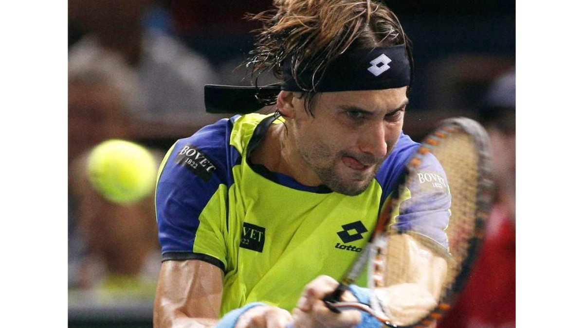 Ferrer no dio opción a Nadal en la semifinal de París-Bercy.
