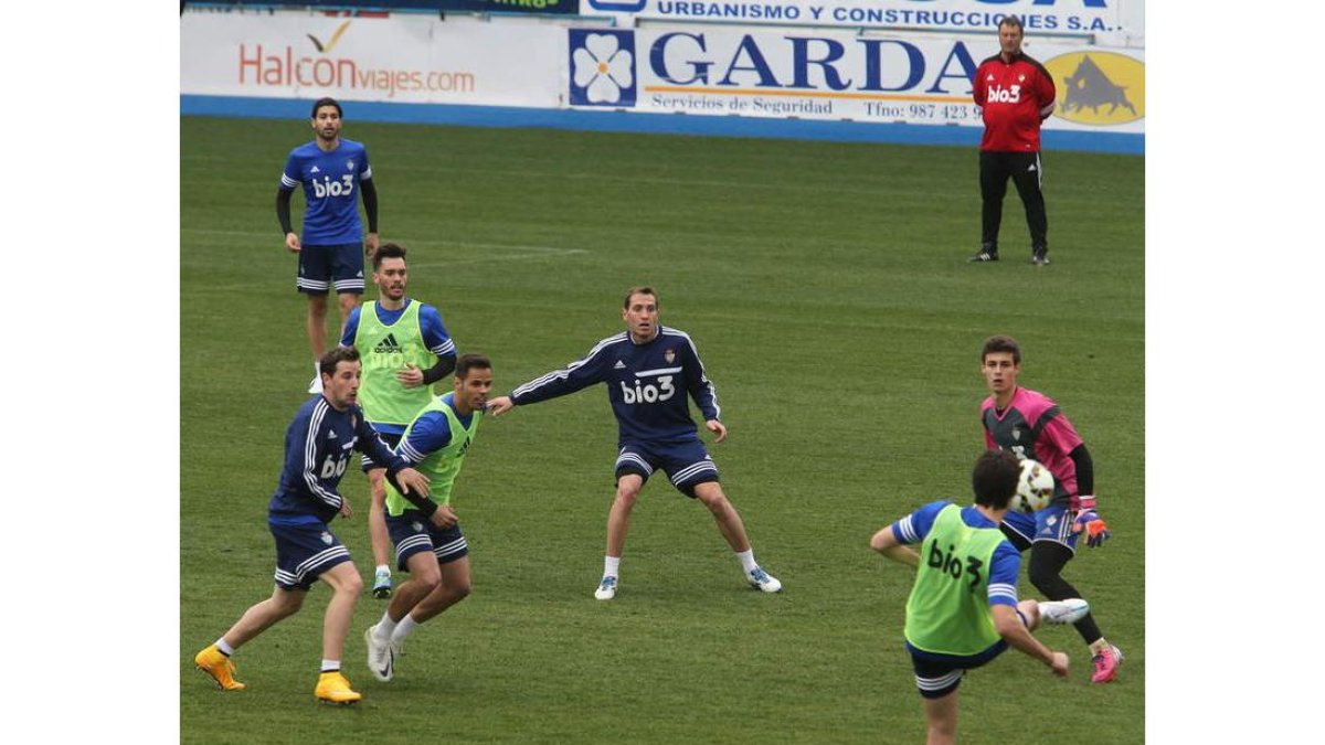 El equipo entrenó dos días de esta semana en El Toralín.