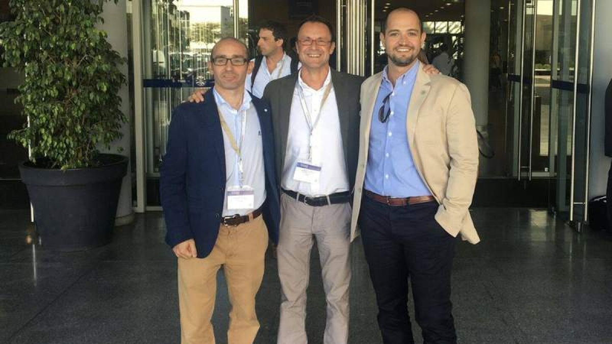 Jaime Sánchez, Francisco Madera y Óscar Fernández. DL