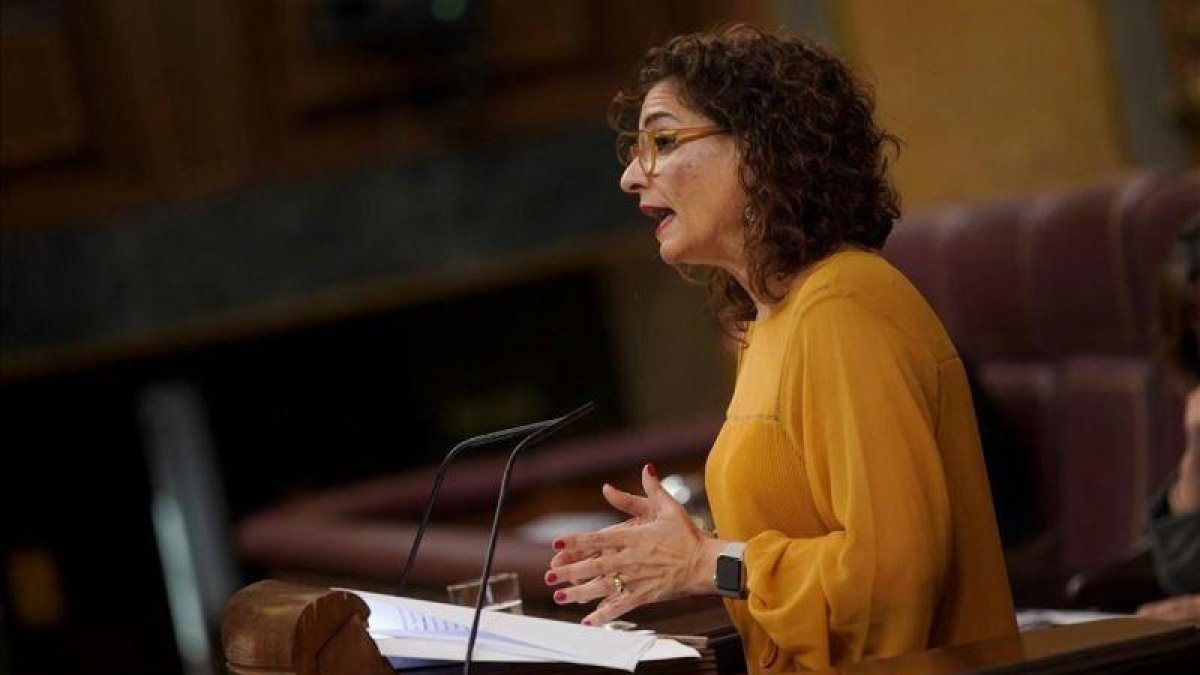 La ministra de Hacienda, María Jesús Montero.