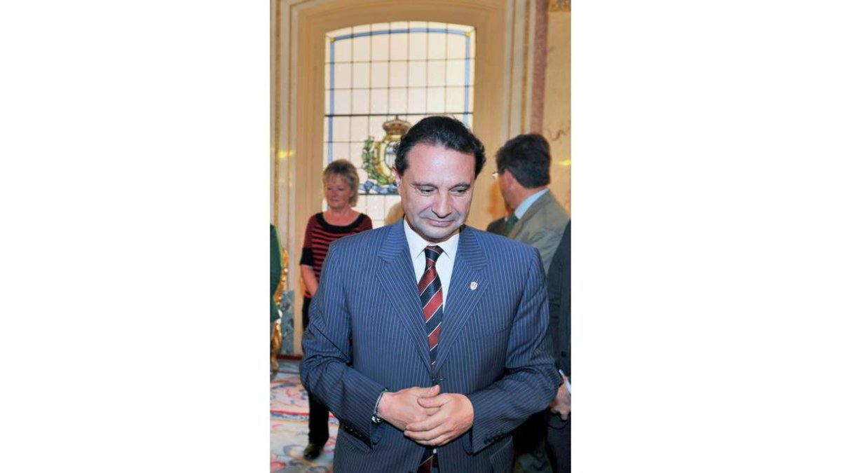 Arahuetes, en un acto oficial.