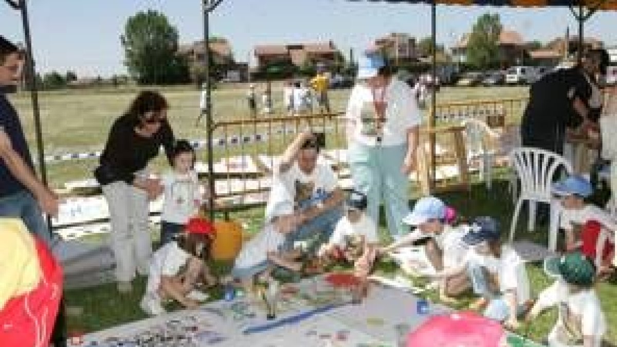Los más pequeños tuvieron ocasión de disfrutar de las fiestas de Villaquilambre