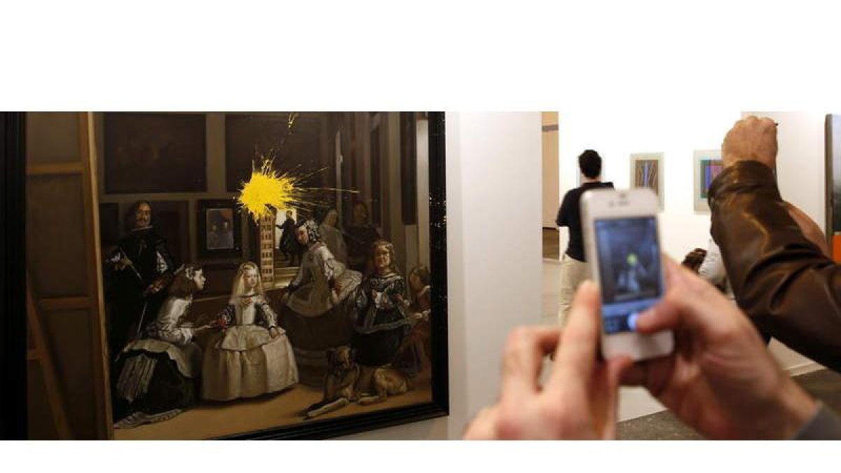 La obra que el artista español Lino Lago presentó en Arco y que reinterpreta el célebre cuadro de ‘Las Meninas’, de Velázquez
