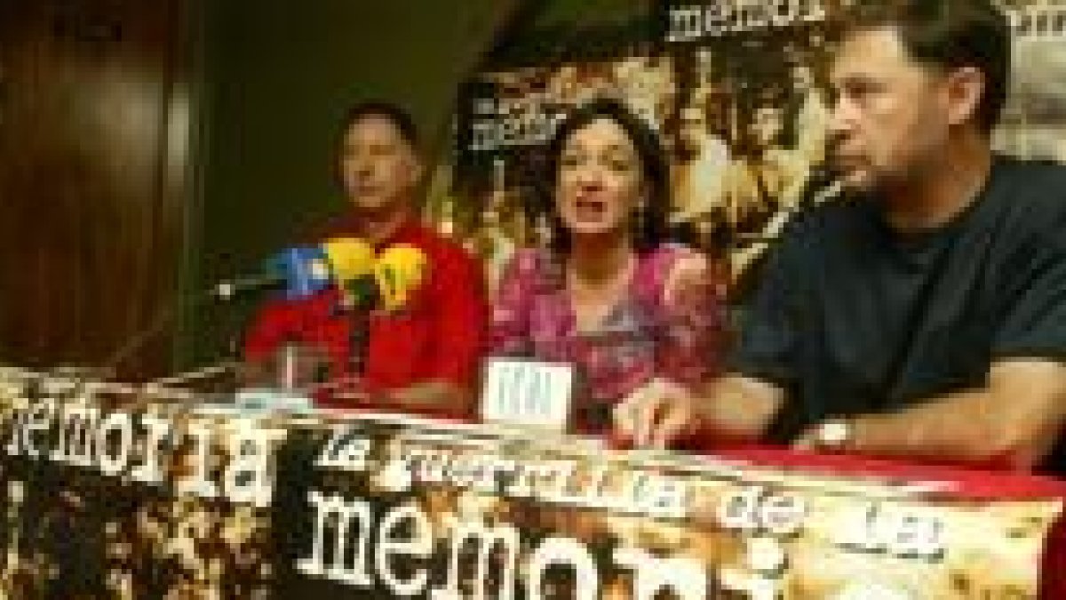 Roberto Bayón, programador de Elde, Puy Oria y el director de cine Julio Sánchez Valdés