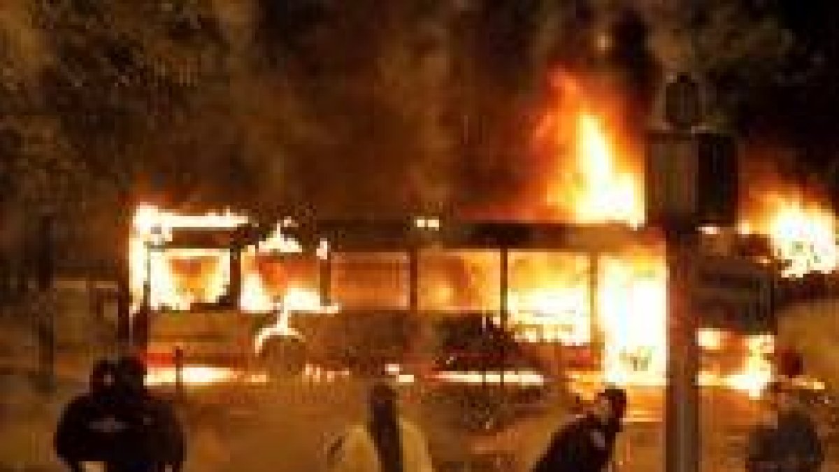 Imágenes de los disturbios ocurridos en París en el mes de noviembre