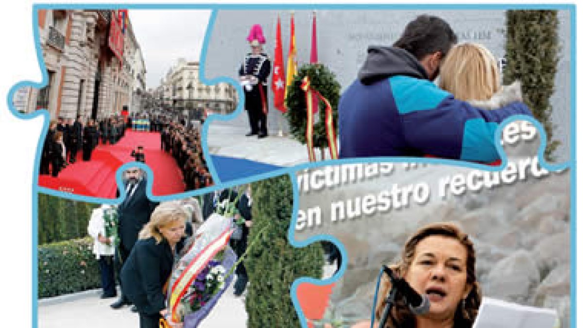 El homenaje en Sol, el monumento en el Pozo, el homenaje del Retiro y el acto de Manjón.