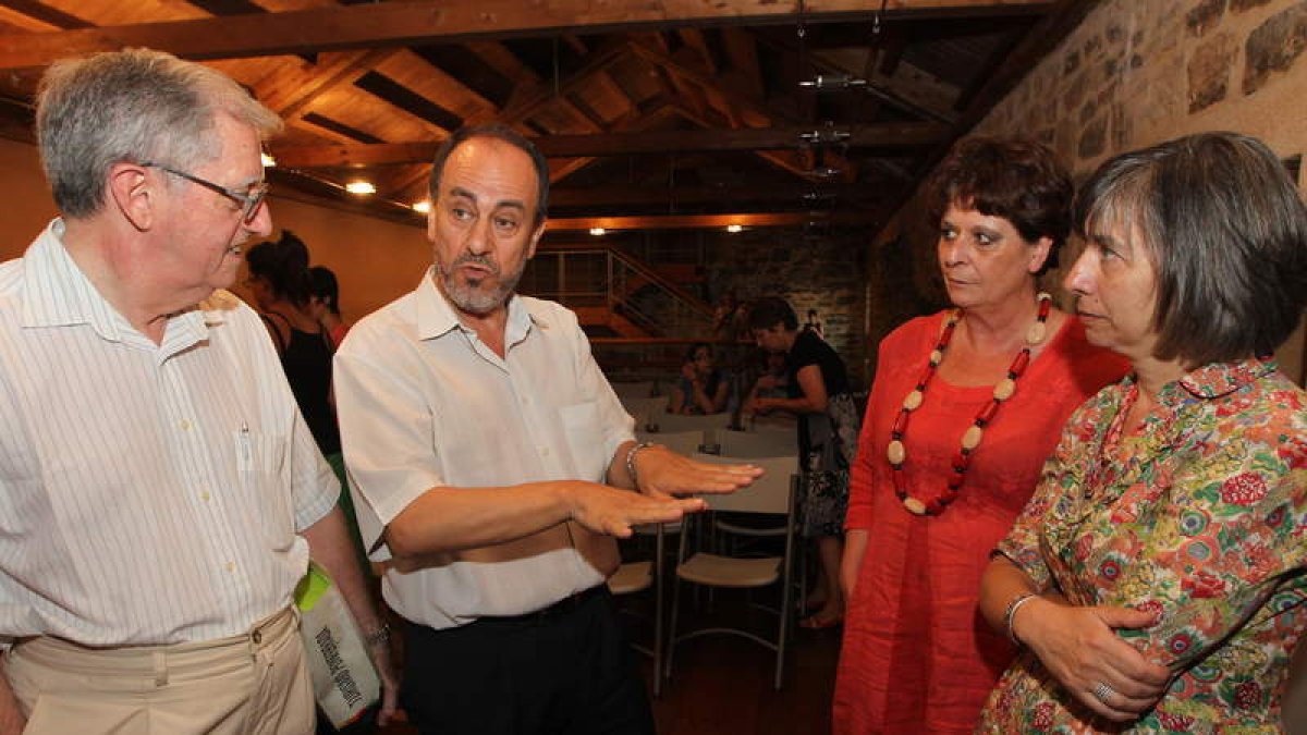 Ovalle durante el curso celebrado ayer en el Castillo.
