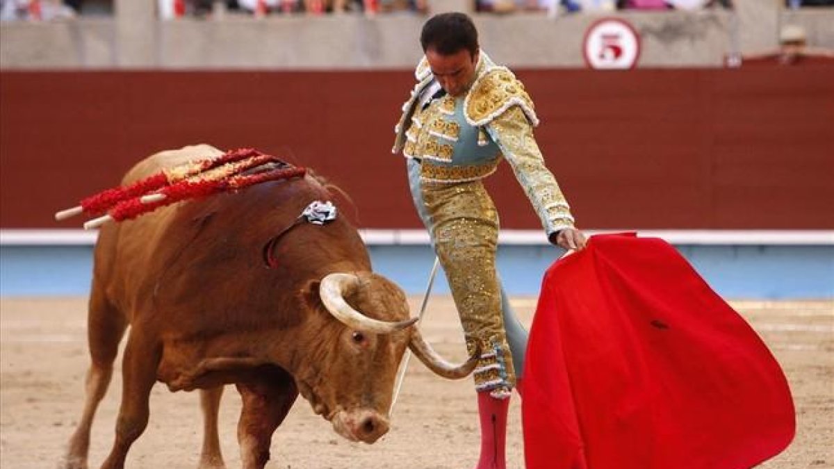 El torero Enrique Ponce, en una reciente corrida celebrada en la plaza de toros de Pontevedra.