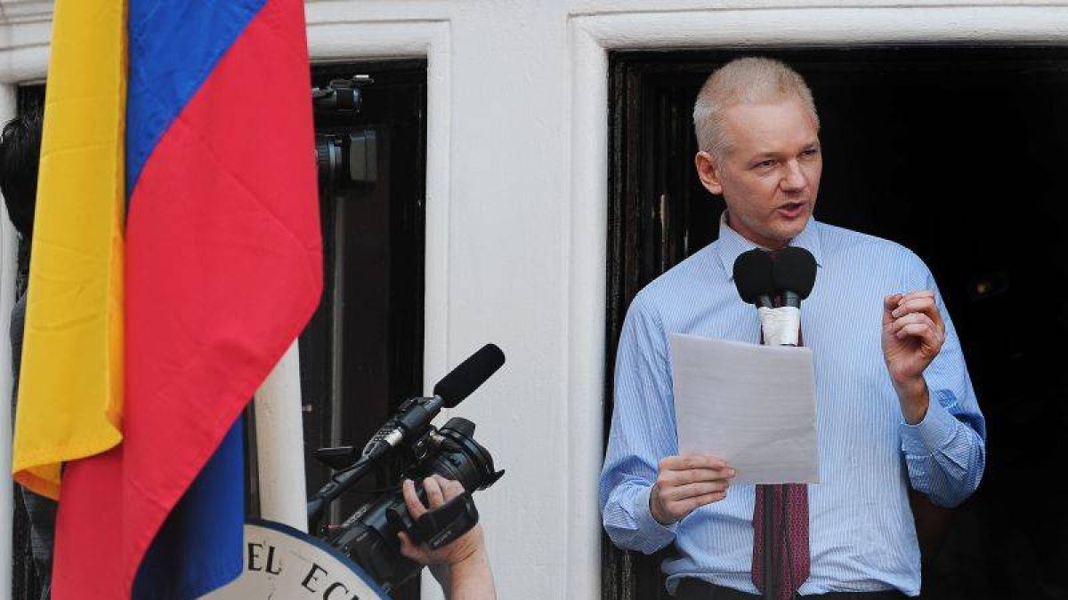 Assange, el pasado 19 de agosto.