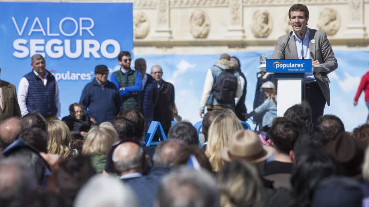 Pablo Casado protagonizará el encuentro de presidentes provinciales del PP. FERNANDO OTERO
