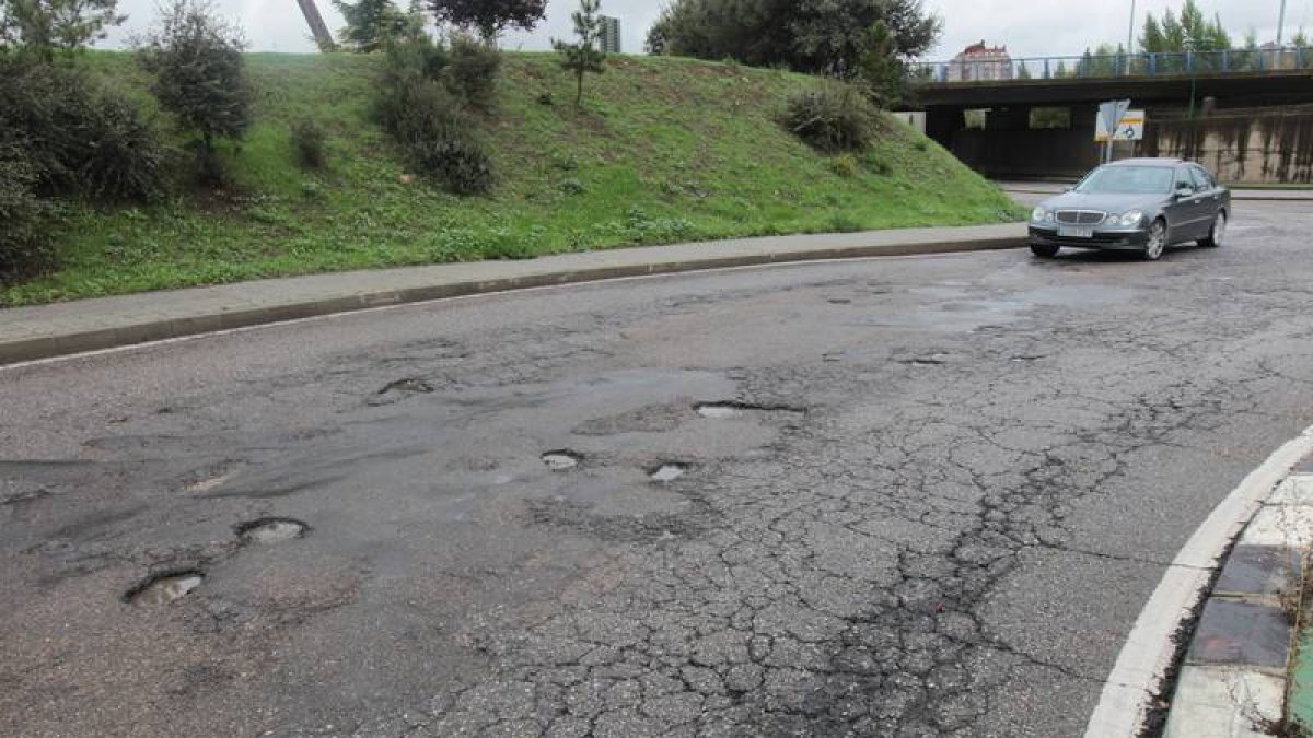 Estado de una calle en Armunia