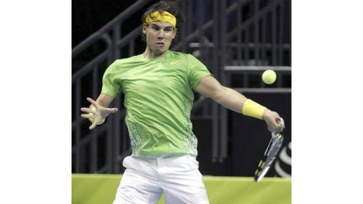 Nadal debutó ayer en Indian Wells pero en la modalidad de dobles.