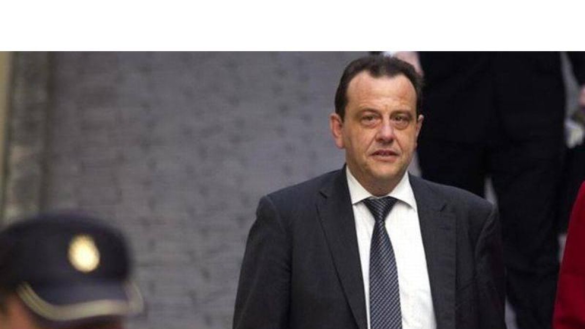 El fiscal Pedro Horrach llega a la Audiencia de Palma, el pasado mes de febrero.