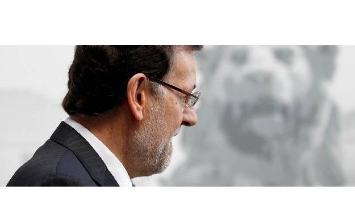 Mariano Rajoy, durante la sesión de control al Gobierno, el miércoles en el Congreso.