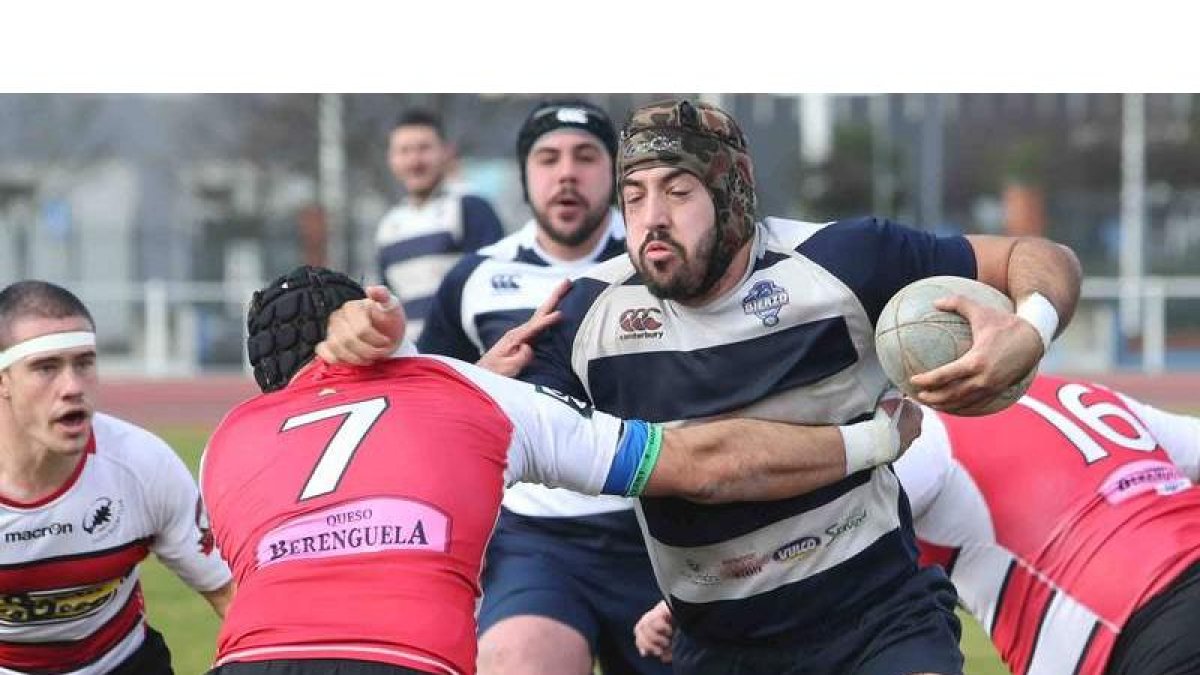 Bierzo Rugby no tuvo ninguna opción frente al Gijón, candidato al título. DL