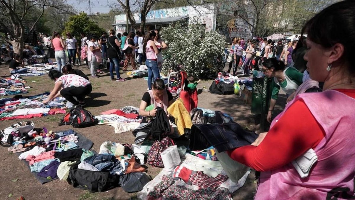 Los mercadillos proliferan en Buenos Aires