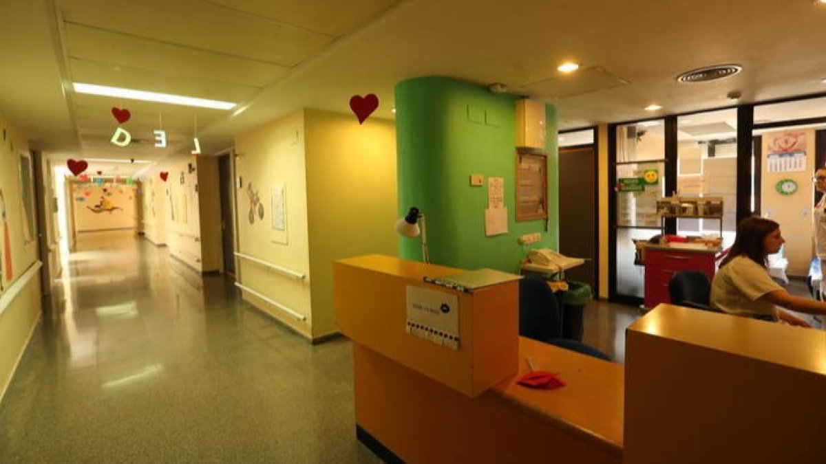 Área de pediatría del Hospital El Bierzo. ANA F. BARREDO
