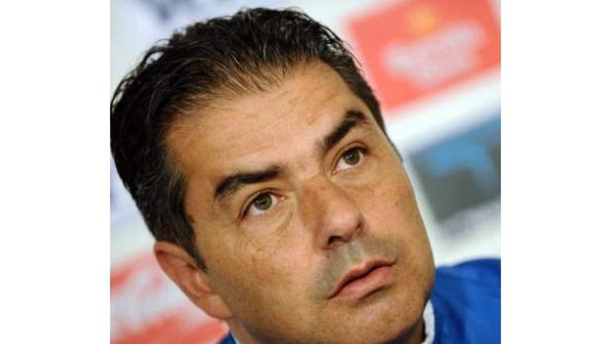 Natxo González, tras jugar en Puertollano.