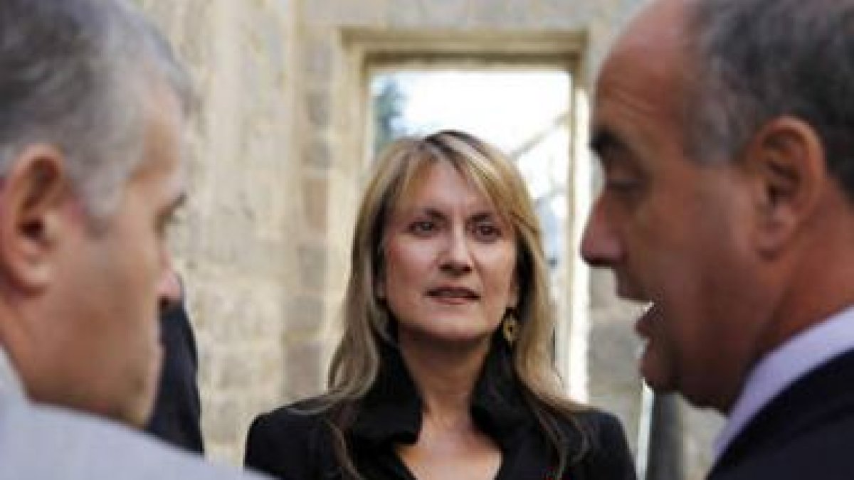 La consejera Isabel Alonso, ayer en Ávila.