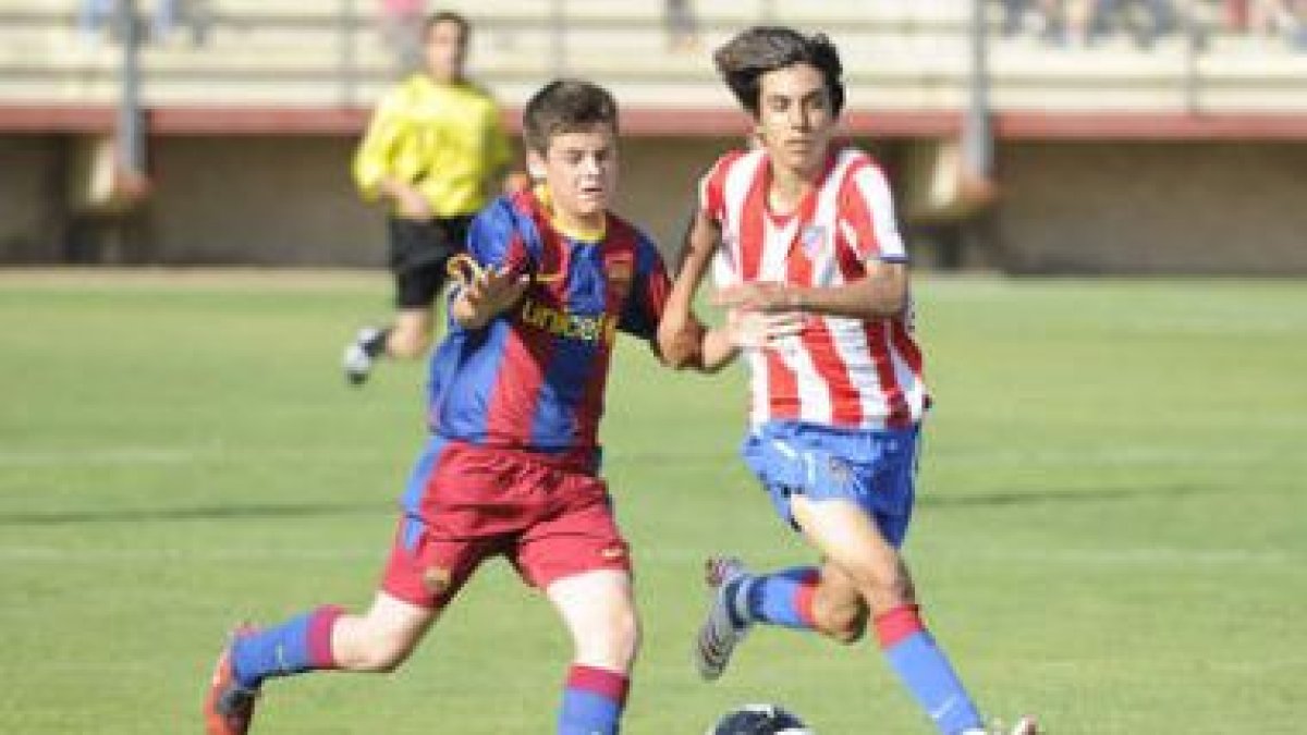 Barcelona y Atlético disputaron un partido igualado.