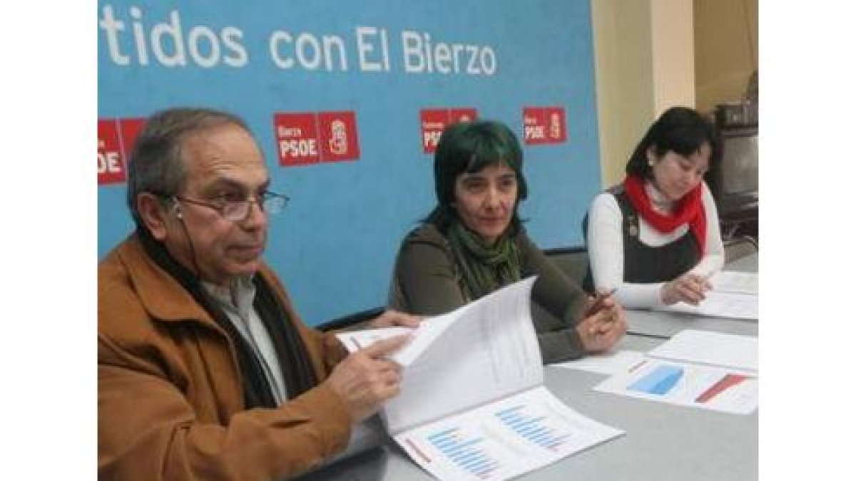 Rodero, Martínez y Marqués, tras el encuentro.