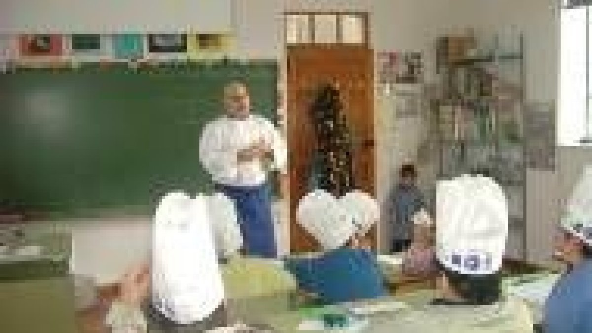 Los niños presenciaron la elaboración de variados menús a base de aceite de oliva, azúcar y cacao
